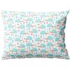 PinkZebra Federa per cuscino per bambini, 40 x 50 cm, in 100% cotone, federa per cuscino Ecotex Standard 100, per bambini con chiusura lampo, motivo: riccio