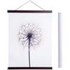 Sanauto Barra magnetica per poster, stampe, in legno, 70 x 100 cm, 70 x 50 (70 cm, noce)