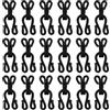FSSTUD Set di 30 ganci da cucito da 37 mm e chiusure con occhiello, ganci di ricambio per vestiti, cappotti, bottoni, grandi ganci rivestiti in tessuto, accessori da cucito invisibili per pantaloni e gonne