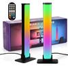 Focenat 2PCS LED Light Bar Lampada RGB, Sincronizzazione con musica e controllo APP, Smart Luce LED, Luce d'atmosfera per PC, TV, Sala Giochi e Case Computer