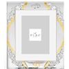 Generico Puro Argenti Cornice Portafoto 50° Anniversario, Argento 999 e Oro, 10x15 cm