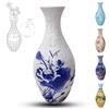 YELVYA Vaso puzzle 3D per adulti, 160 pezzi, puzzle fai da te, puzzle curvo 3D con colonna d'acqua, perfetto per esporre fiori e composizioni floreali reali o artificiali (Loto B)