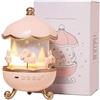 YPBEW Proiettore di stelle Luce Notturna con Music Box Forma 12 Temi Visivi Dinamici Batteria Ricaricabile per Camera da Letto Decor Atmosfere Lampada Proiettore Stella