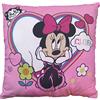 CTI Cuscino stampato, 100% cotone, motivo: Minnie Shopping, 40 x 40 cm