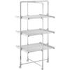 Melchioni BORA BORA Stendino Riscaldato Verticale con 3 Ripiani, 30 Elementi Riscaldanti, Pieghevole con Ruote, 300W, Asciugatura Rapida