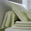 Lingorama - Lenzuolo in cotone percalle a 80 fili, 280 x 320 cm, colore: Verde anice