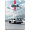 GTTHOK Quadro decorativo su tela 911 992 GT3 RS Racing Sport Car Racing 60 x 90 cm