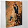 ConKrea Quadro Moderno su Tela Canvas - Arte Religione Madonna, Vergine Maria, circondata dagli Angeli 1900-30x40cm - Spessore 4cm - (cod.124)