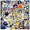 NEULEBEN Coraline & The Secret Door Stickers, confezione da 50 adesivi per film thriller fantasy, impermeabili in vinile, graffiti, per laptop, bagagli, skateboard, adolescenti e adulti