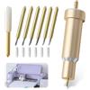 TTIAYAO Set da 7 pezzi con custodia, con 6 lame di ricambio con clip (30°/45°/60°), compatibile con Cricut Maker, compatibile con Cricut Maker 3/Maker 4/Explore 3/Explore 4/Explore 4/Explore One/Air