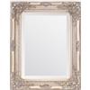 Select Mirrors, Specchio Rodano, Vintage francese, stile barocco antico, 42 cm x 53 cm, decoro chic raffinato per la casa , Antique Champagne, 42cm x 53cm