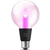 Philips Hue Lightguide G95, Lampadina smart LED globo, Small | Luce bianca e colorata, 530 lm, Smart Home, Vetro soffiato a mano, Compatibile con bluetooth, Controllo vocale