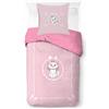 Jay Franco Bambini Disney Gli Aristogatti Set Copripiumino Singolo - Biancheria da Letto Super Morbida in Cotone al 100% con Federa, Prodotto con Licenza Ufficiale, Rosa, Set da 2 Pezzi