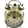 RiseNova Sveglia meccanica vintage a carica manuale, design compatto con campana in metallo, decorazione per casa e ufficio