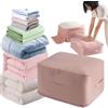 Fummy Organizer autocompressivo ultra salvaspazio: borse da trasloco resistenti, grande borsa portaoggetti (rosa)