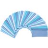PATIKIL 35 Pz Tessuti Di Cotone 4 X 4 Pollici Fat Quarter Quadrati Blu | Di Tessuto Colorato Solido Precut, per Cucito Patchwork Quilting Artigianato Fai da Te