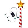 Genérico Bacchetta di Controllo per Luci Albero di Natale Senza Fili | Bacchetta Telecomando a LED per Luci Albero di Natale per Camera da Soggiorno Feste Bambini e Ragazze