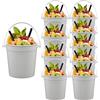 Generic Secchielli per cocktail in plastica per bevande, tutt'altro che una tazza, idee per feste, 907,2 g, riutilizzabili, 10 confezioni da 1 litro secchiello per il ghiaccio e frullati (A, taglia unica)