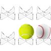 HERKINDNESS 12 Pezzi Supporto Pallina da Baseball Trasparente, Media | Espositore a Sfera, Spositore per Palla da Baseball, per Palline Golf, Calcio, Pallacanestro, Pallavolo, Pallamano e Bowling