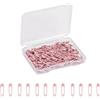 keepsweat Spille da balia rosa, piccole spille da balia per vestiti, 19 mm, in metallo, mini spille di sicurezza per etichette, artigianato, cucito, creazione di gioielli (120 pezzi/scatola)