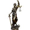 Zqkimzi Statua Di Lady Justice, Decorazione In Resina Per Avvocato, Scultura Della Dea Della Giustizia Con Bilancia E Benda, Mitologia Greca, Arredamento Per Studio E Aula Di Tribunale