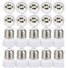 ISOLATECH 20pcs adattatore E27 per lampada GU10 convertitore LED per lampade a risparmio energetico (max. 250V/2A) lampadine bagno installazione cucina base ceramica resistente al calore