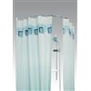 Doğuş ALLUMINIO ASTA AD ARCO per Tenda Doccia 90x90 cm BASTONE OVALE BIANCO