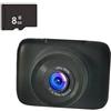 CAZSTYK Registratore guida per auto, Add 8g memory card SINGLE CAMERA | Registrazione del ciclo supporto per telecamera singola con schermo da 2, 0 pollici risoluzione per la