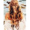 Reaky Fascia per capelli con piume, stile bohémien, con piume, accessorio per capelli da donna