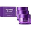 Aoseiens Crema notte lifting 3D, crema idratante coreana anti-età, cura del viso rassodante probiotica contro le rughe del viso e del collo