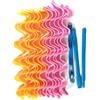 RaamKa Bigodini Bigodini morbidi senza calore Riccioli d'onda magici fai-da-te Rulli Accessori for capelli Curling Perm Bar senza calore for strumenti for capelli Bigodini Flessibili (Color : 12PCS 55CM)