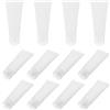 Toddmomy 20 Pezzi Tubi Vuoti per Crema Ricaricabili da 50ml in Pp e Pe, Formato Portatile e Riutilizzabile, per Contenitori Cosmetici da Viaggio