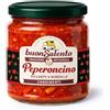 buon Salento Peperoncino Piccante a Rondelle in Vasetto 280 g, Peperoncini Piccanti 57% Sott'Olio, Condimento Piccante Artigianale Salentino