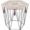 ATMOSPHERA CREATEUR D'INTERIEUR Atmosphera - Tavolino Kumi ottagonale - metallo & Legno