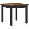 HKLGBVCR Tavolino rettangolare 40x40x36 cm Legno Composito e Metallo, Design