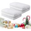 Ywwltt 2 Pezzi Rotolo di Neve Artificiale, Coperta di Neve Artificiale, 300x80cm Tappeto di Neve Finta, Coperta di Neve Natale, Ideale per Albero di Natale, Villaggio Natalizio e Decorazioni Invernali
