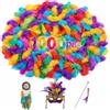 ZHYUAN 1000 Pezzi Piume Colorate,Piume Colorate di Gallo,Piume per Fai da Te,Piume per Artigianato,Piume Artigianali,Piume per Artigianato,Piume D'Oca Adatto per Orecchini Fai da Te,copricapi,acchiappasogni