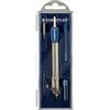 STAEDTLER 559 Set di geometria grande - Compasso di precisione, 128 mm | Guida a denti obliqui, astuccio con coperchio ribaltabile, pennino per inchiostro e vaschetta per mine Art. 559 C05