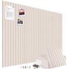 Thboxes Grande bacheca in feltro, 120 x 90 cm, 12 bacheche con 60 puntine | 70 strisce adesive, bacheca in sughero, alternativa per foto, bacheca per ufficio, cucina, cameretta dei bambini