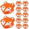 Hemobllo 50 gomme da cancellare a forma di volpe, mini animali, per bambini, scuola, arancione