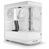 HYTE Y40 Snow White Case Midi Tower Vetro Temperato No-Power ATX/mATX/Mini-ITX