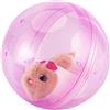 Generico Figure Giocattolo in Peluche Interattive Criceto con Palla Rotolante | Criceto in Peluche Simulato Per Gatto Cane Coniglio Bambina Bambino Casa Sala Giochi Asilo Viaggio Pavimento