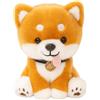 HOMEXYLYL Shiba Inu - Peluche a forma di cane (arancione, seduto)