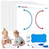 Generico Gioco di carte di allenamento per il cervello - Kit di allenamento puzzle da 20 pezzi, costruttore di memoria di pratica motoria fine, gioco di pensiero visivo per bambini adulti | Giocattolo educativ