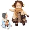 Generico Bambola di fatta a mano, bambola di peluche fatta a mano Rag Morbido | Simpatico peluche Adorabile compagno di giochi tenero, decorazione per la
