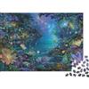 6N2X9A4S Foresta Incantata Lago Puzzle 1000 Pezzi Carta per Adulti Paesaggio Notturno Naturale Concentrazione Famiglia Relax Regalo 38x26cm/1000pcs