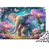 6N2X9A4S Elefante Fantasia Puzzle per Adulti Puzzle 1000 Pezzi Giardino Magico Gioco di Puzzle 1000 Pezzi Relax Decorazione di Casa Regalo Familiare 38x26cm/1000pcs