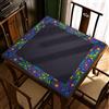 Hixingo 80x80cm Tappetino da Gioco per Mahjong e Giochi da Tavolo, Tappetino per Carte Antiscivolo e Silenzioso, Protezione per Tavolo Majong Domino Riunioni (707A Paesaggio urbano,1)