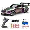 JYQOQH Mini Macchina Telecomandata Drift, 1:24 Macchina Telecomandata RC Drift Car con Luce LED, 4WD RC Auto Drift, Mini Drift Car per Adulti e Bambini di Età Superiore, Corsa 15 km/h