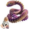 Generico Snake Fidget Toy, serpente stampato in 3D - Fidget Giocattolo degli animali da serpente articolato - Modello di creativo Ornamento del desktop sensoriale per ragazzi, bambino